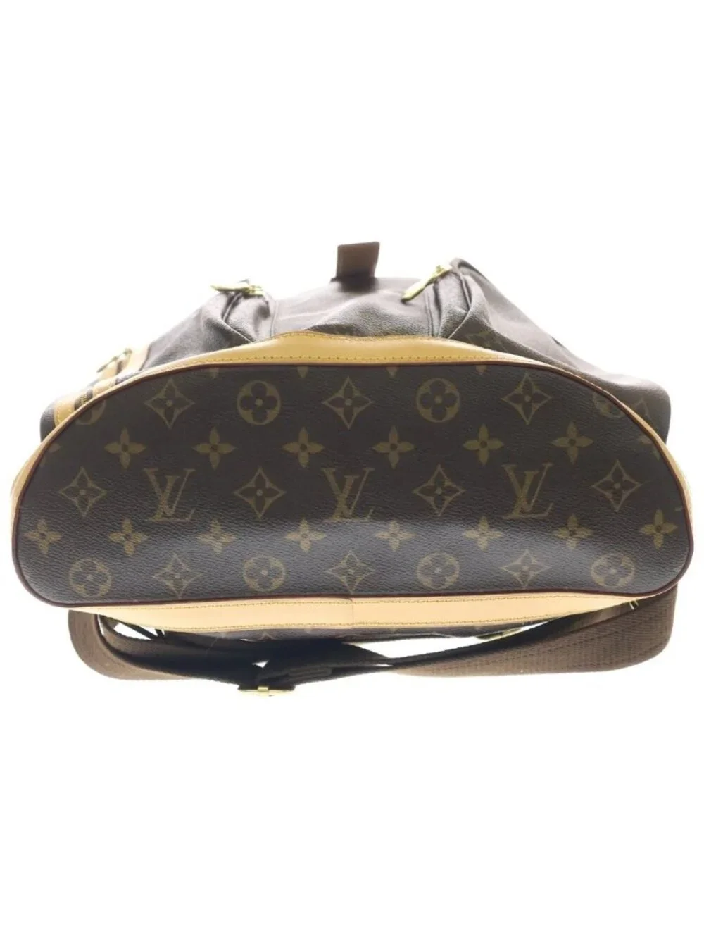Louis Vuitton Monogram Sac de Bosford Leather Backpack Brown